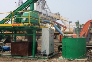 So excited to join the trip to CNPC drilling waste management system site, this time the client purchased the modular design drilling waste management system. Which contains: 1) vertical cuttings dryer: this is used to treat the oil based mud / synthetic based mud drilling cuttings discharged from solids control system shale shakers &desanders&desilters, generally OOC below 3-5%.   2) High G dryer:  this is used to treat the water based mud drilling cuttings discharged from solids control system shale shakers &desanders&desilters, generally OOC around 10%.  3) decanter centrifuge:  GN latest model decanter centrifuge can work perfectly for heavy mud treatment.  In this treatment system,  4) Drilling cuttings transfer pump: this is used to transfer the drilling cuttings from solids control system to vertical cuttings dryer / high G dryer. Screw conveyor can also be used to replace drilling cuttings transfer pump. 5) Mud intermediary transfer unit: this is used to collect the liquids from vertical cuttings dryer and then go to centrifuge. 6) Screw pump: this can be used for feeding decanter centrifuge / flushing vertical cuttings dryer. Probably like university, or marriage, we have imagined some places just like the workshop, all well orgnized, while it turns out it is a more realistic place, when the clients comments that it is so orgnised place, then we realized, not all Chinese operation site is beautifully laying out. While the all equipment in one frame, the options seems better options for these sites, as the supplier already well orginzed the connections. Though it is big state owned company, on site, as equipment operation is good, we all are very popular there. With thumbs up, we finished a happy jourey. While at the same time, another client told us they are happy with the separation result, then trying to place another order, we start to rethink not only big players Baker Hughes, CNPC. Not only drilling waste management products. All of us, repeat our order for some product